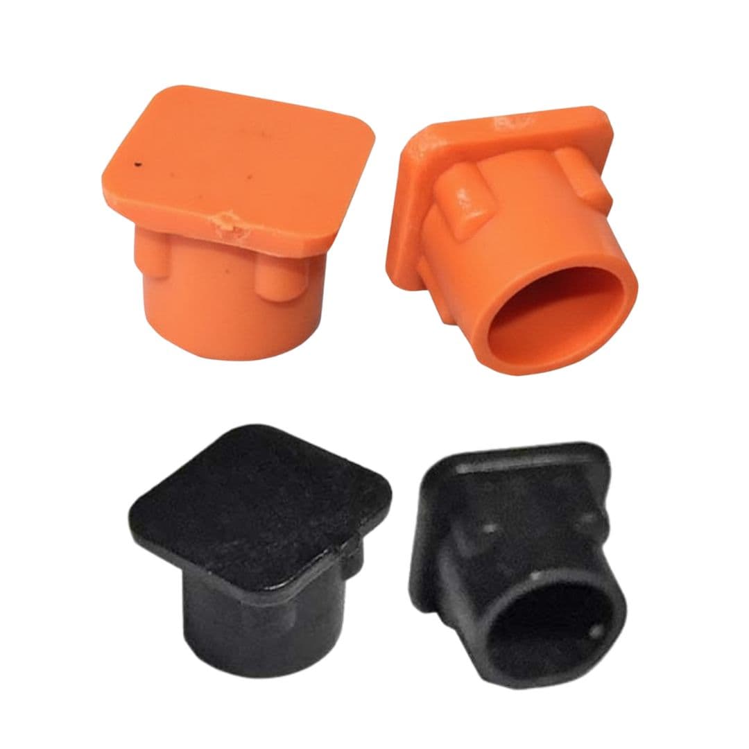 Square Top Round End Caps